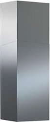 Zephyr - Duct Cover Extension for Anzio Wall Range Hood - Stainless steel - Front_Zoom