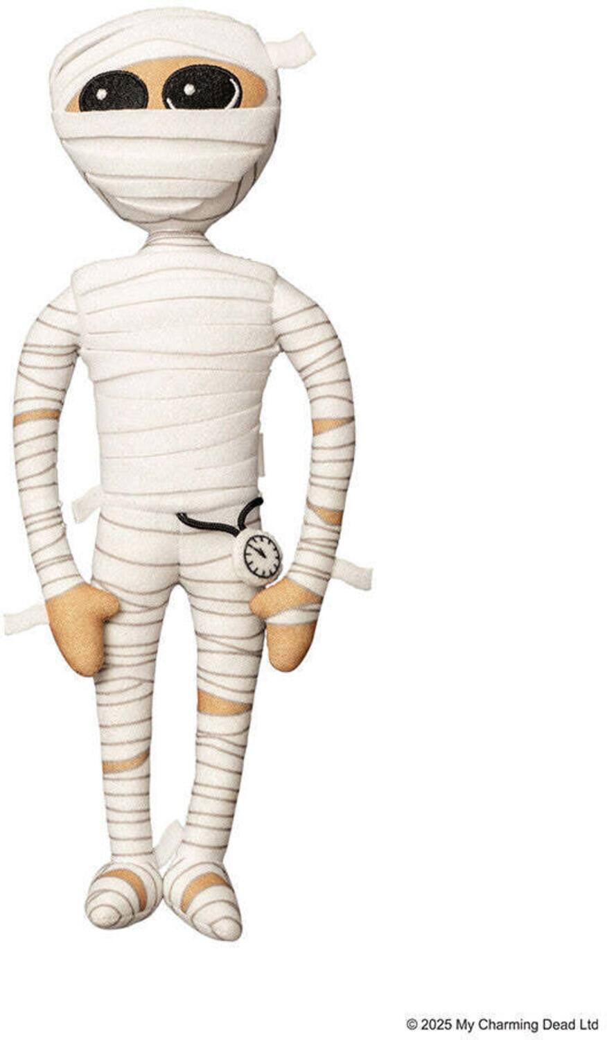 PopMarket - My Charming Dead - Mummington Plush - Featuring a Glow in the Dark Watch - COLLECTIBLES - Multicolor