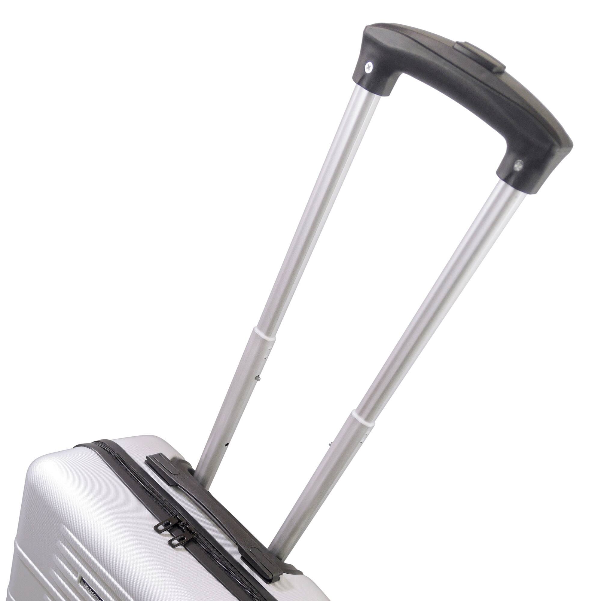 Alt View 2. American Dreamliner - 26.5" Hardside Luggage with Expansion - SILVER GREY.