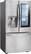 Left. LG - 29.6 Cu. Ft. French InstaView Door-in-Door Smart Wi-Fi Enabled Refrigerator - Stainless Steel.