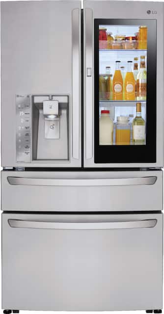 Lg Electronics 29 7 Cu Ft French Door In Door Refrigerator In Stainless Steel With C Kitchen Remodel Small Stainless Steel Kitchen Appliances Kitchen Remodel