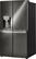 Left. LG - 22.7 Cu. Ft. 4-Door French Door-in-Door Counter-Depth Smart Wi-Fi Enabled Refrigerator.