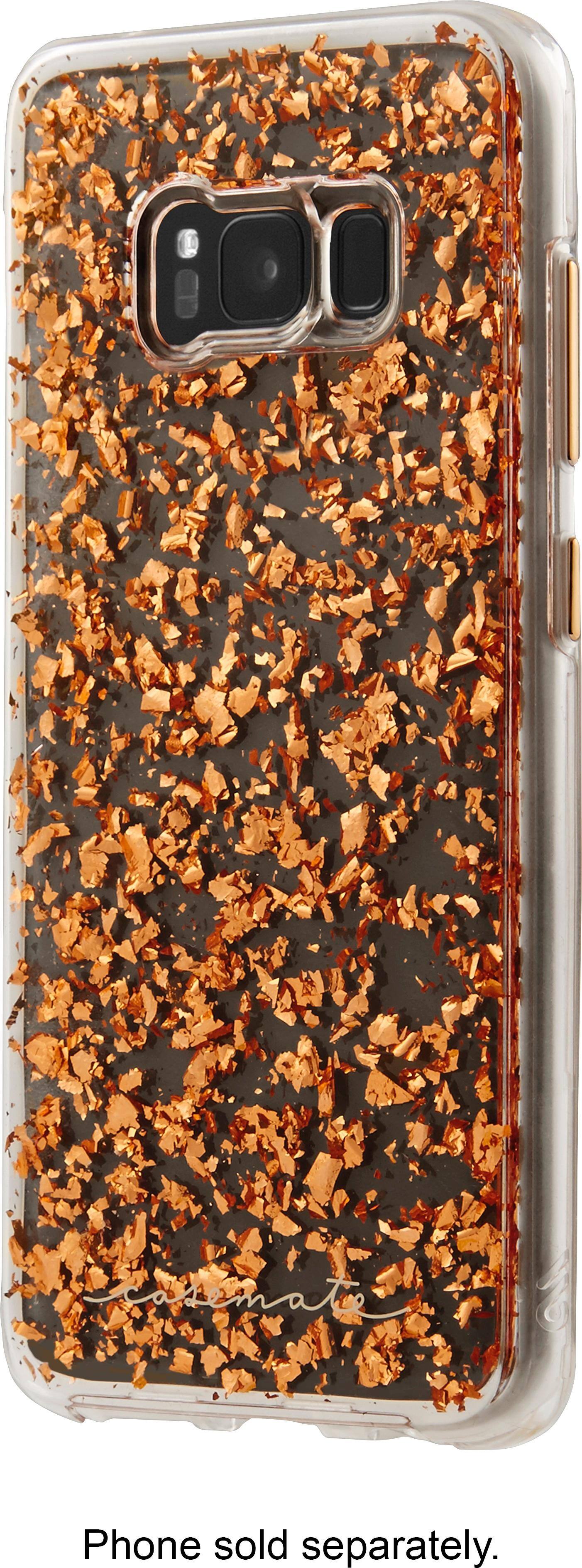 Front. Case-Mate - Case for Samsung Galaxy S8+ - Translucent/Rose Gold Metallic.