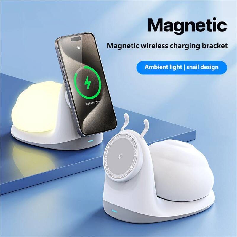Magnetic  
Magnetic wireless charging bracket  
Ambient light | snail design