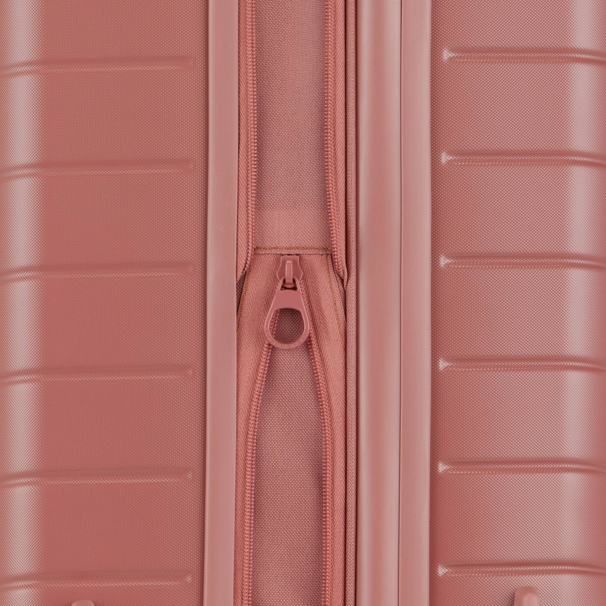 Alt View 3. Bugatti - Munich 3 Piece Hardside Luggage Set with Expansion - Brick.