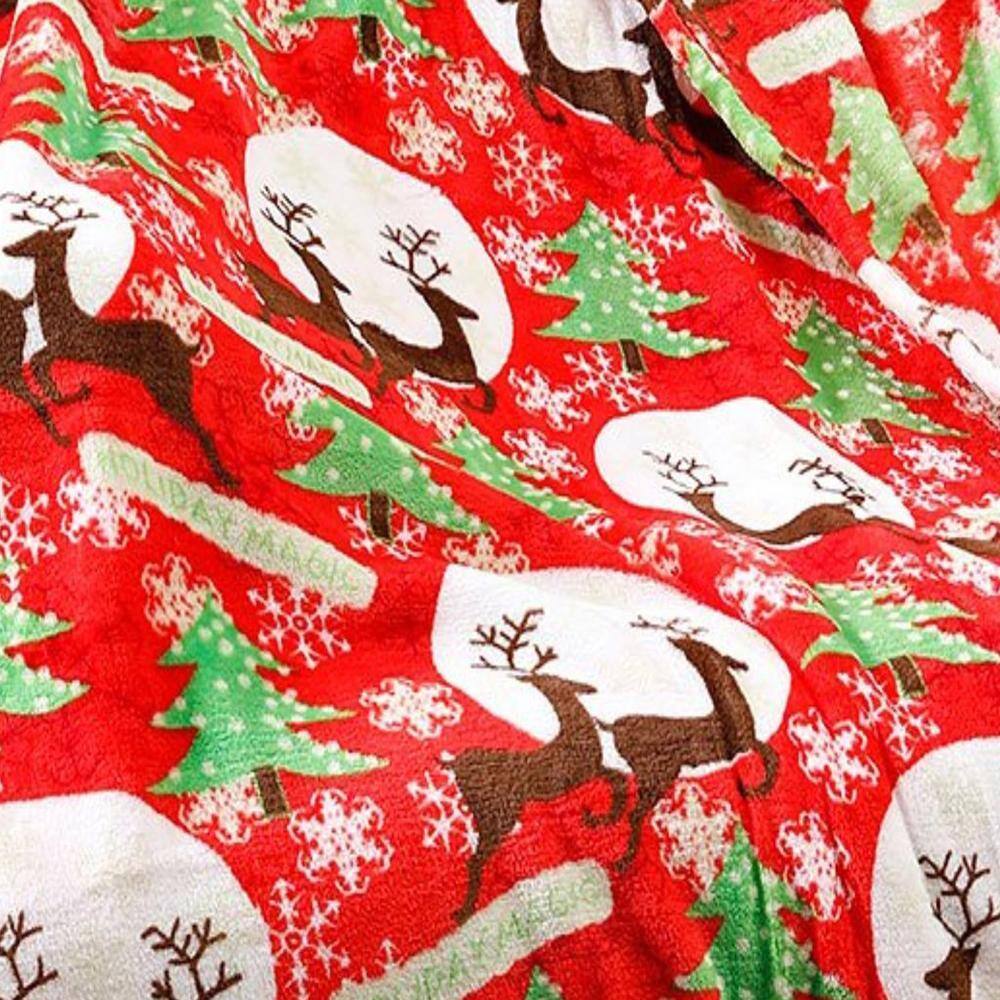 Alt View 2. Noble House - Plazatex Holiday Magic Micro plush Decorative All Season Multi Color 50" X 60" Throw Blanket - Multi.