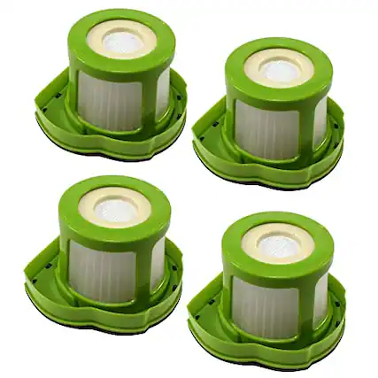 Front. HQRP - HQRP 4-Pack Hand Vacuum Filter Set for Bissell 1782 Pet Hair Eraser, Replaces 1608653 1608654.