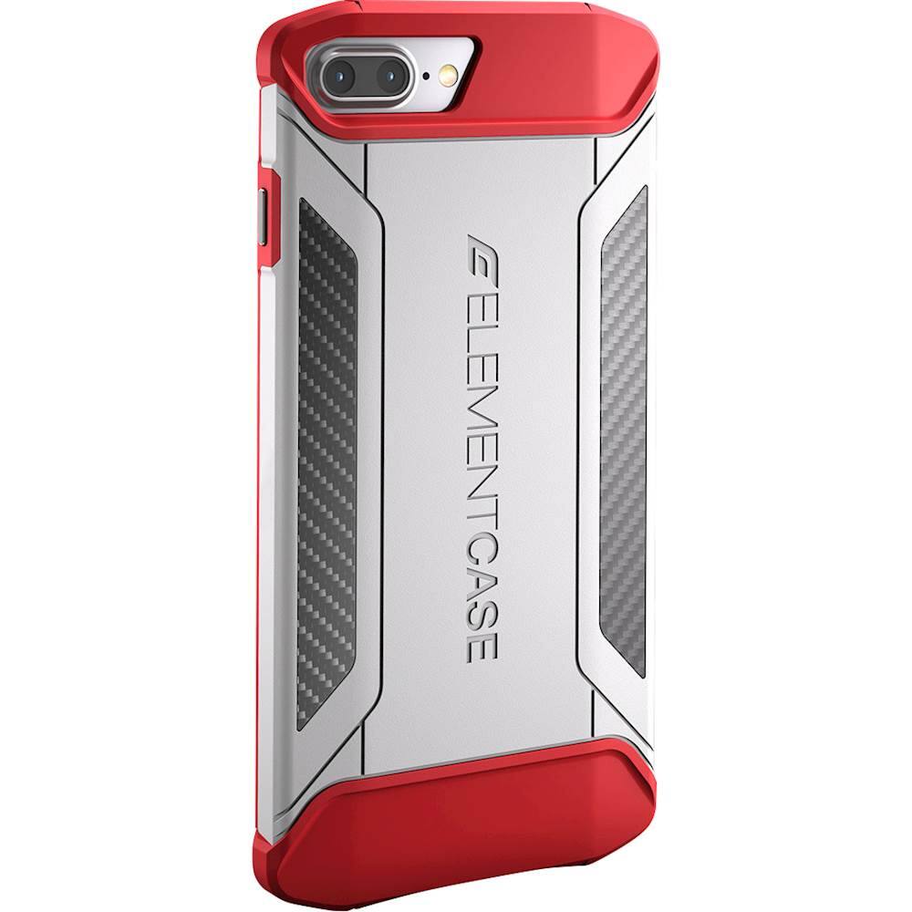 cfx case for apple iphone 7 plus and 8 plus - white/red cfx case for apple iphone 7 plus and 8 plus - white/red