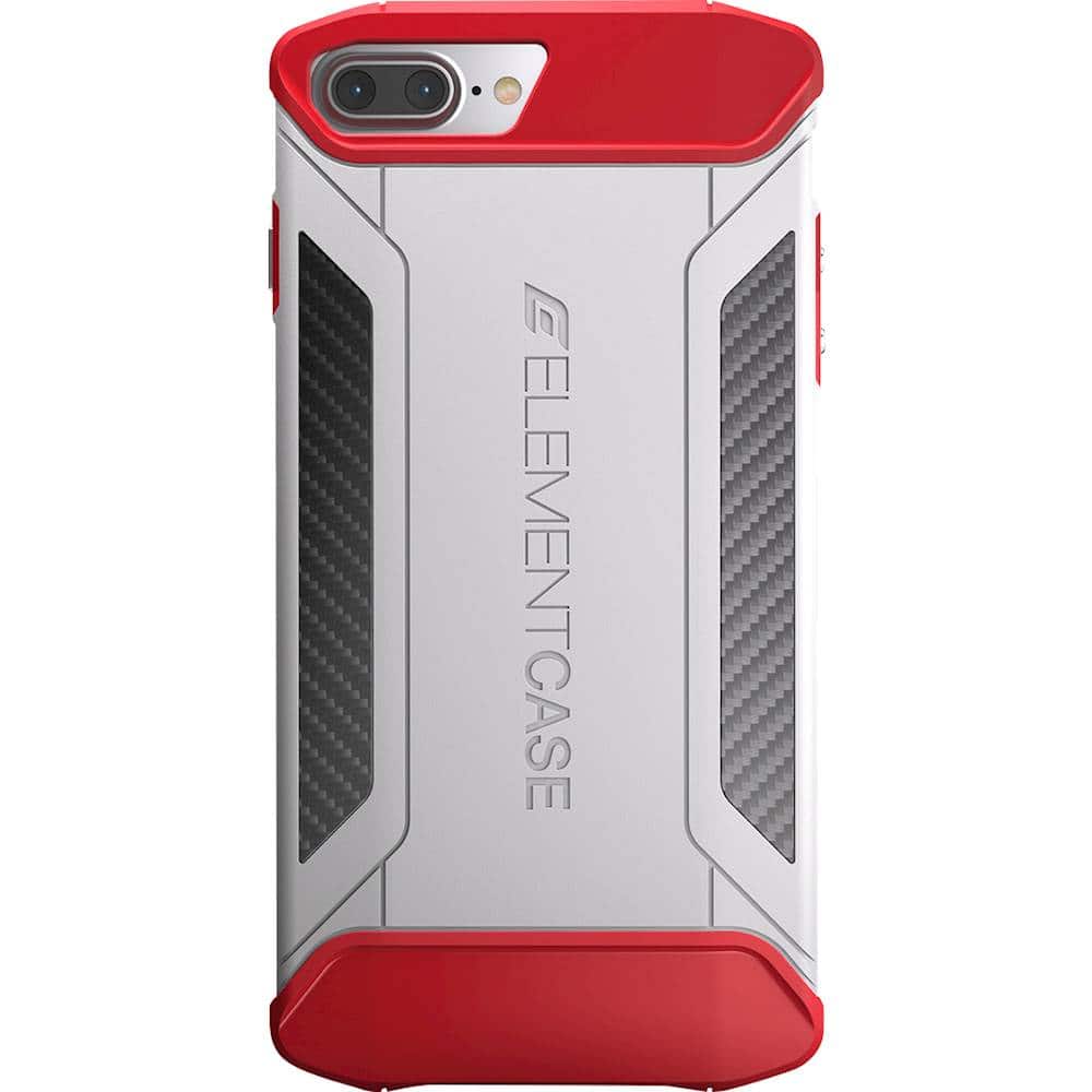 cfx case for apple iphone 7 plus and 8 plus - white/red cfx case for apple iphone 7 plus and 8 plus - white/red