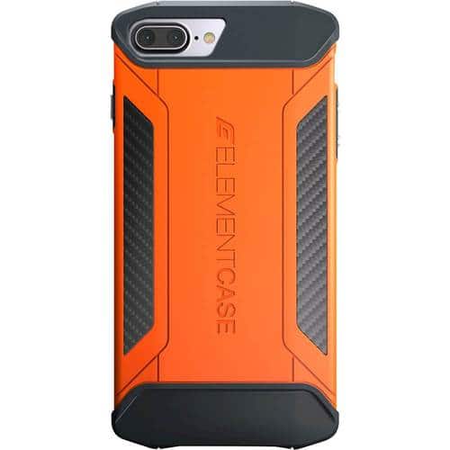 Element Case - Case for Apple® iPhone® 7 Plus - Orange - Larger Front