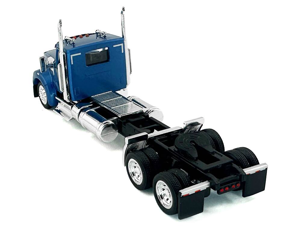 Alt View 2. HO Logistics Replicas - Kenworth W990 2-Axel Day Cab Blue Metallic 1/87 (HO) Scale Plastic Model Car by HO Logistics.