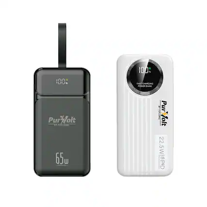 Pur4olt by Pursonic
65W
FAST CHARGING POWER BANK
Pur4olt by Pursonic
22.5W
FAST CHARGING POWER BANK
PD