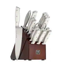 Henckels - Forged Accent 16-pc Knife Block Set, Handles - White