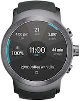 LG - Watch Sport Smartwatch 45.4mm Titan Silver AT&T - Titan silver - Front_Standard