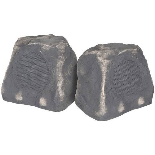 Front Standard. OSD Audio - Rock 2.0 20 W Home Audio Speaker System - Wireless Speaker(s) - Pack of 2 - Slate.