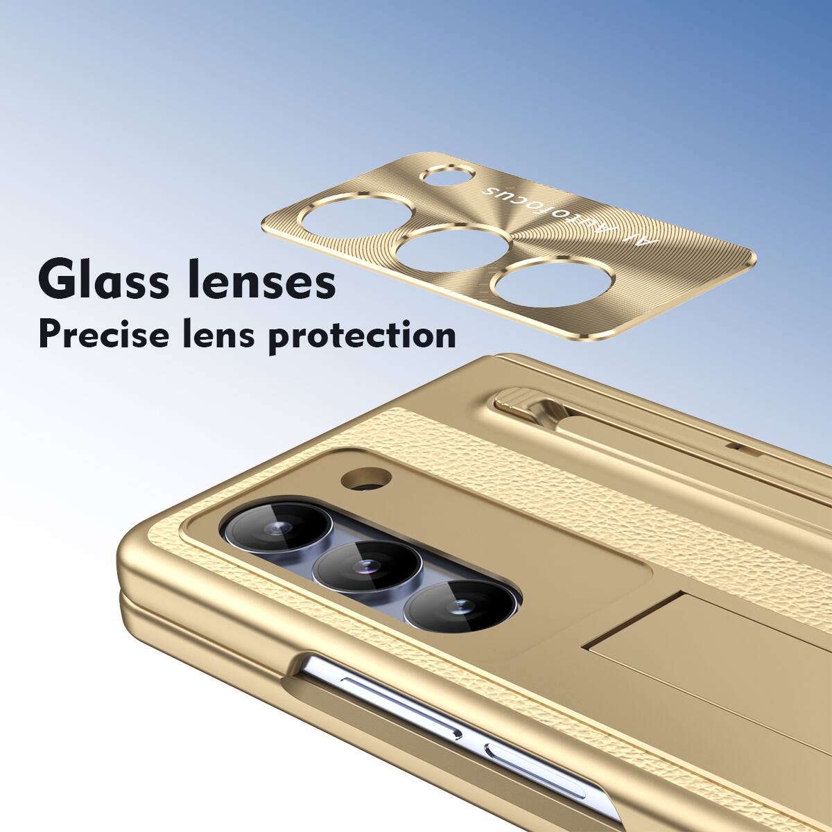 Glass lenses  
Precise lens protection