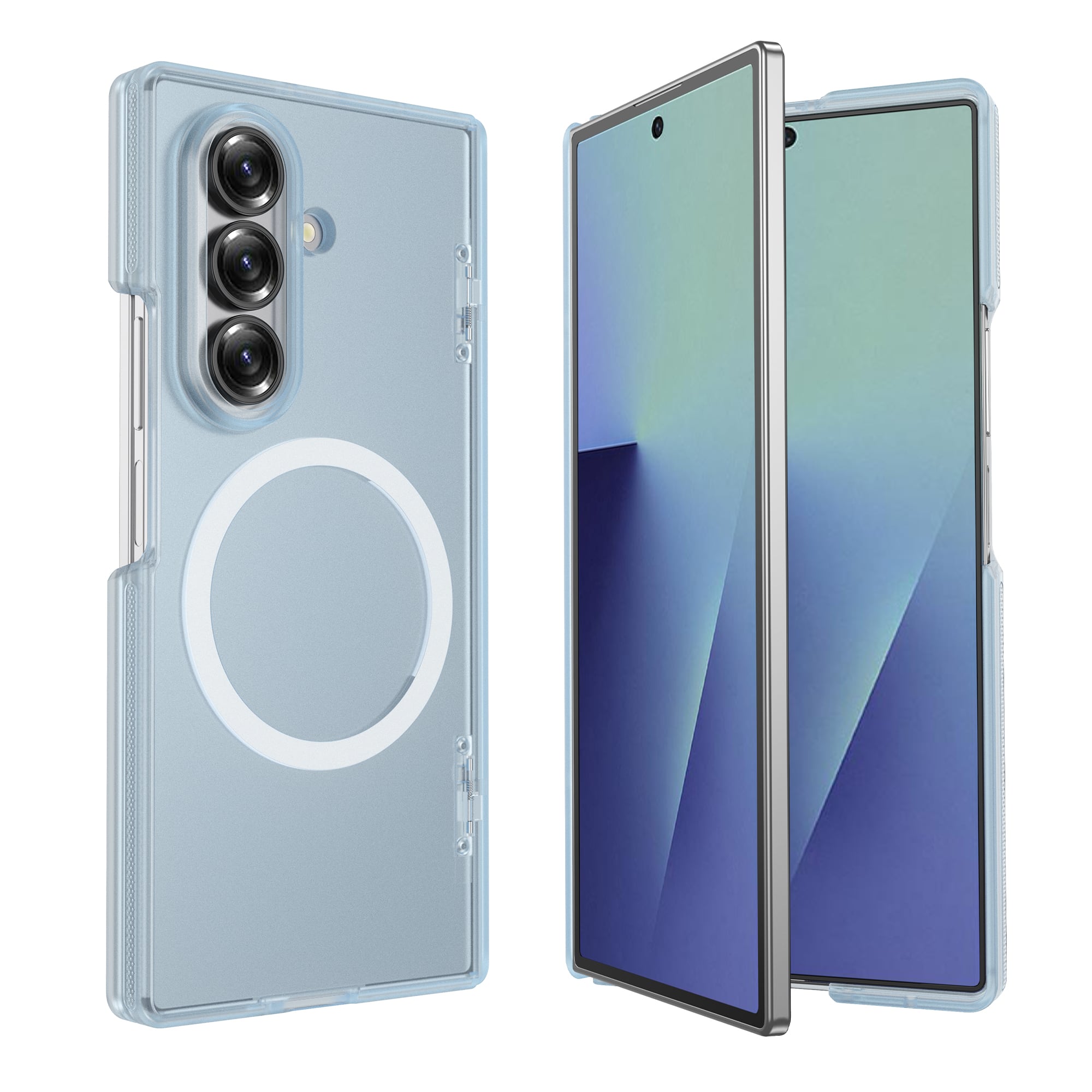 Dteck - Magnetic Matte Case for Samsung Galaxy Z Fold8 Ultra with Hinge Protection,Slim Hard PC Back Cover,No Front Frame Shell - Matteblue price history on PriceWatchPro
