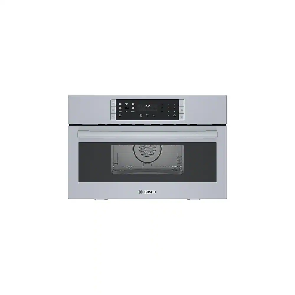 Bosch - Benchmark Series 1.6 Cu. Ft. Convection Built-In Microwave with Sensor Cooking - Stainless Steel