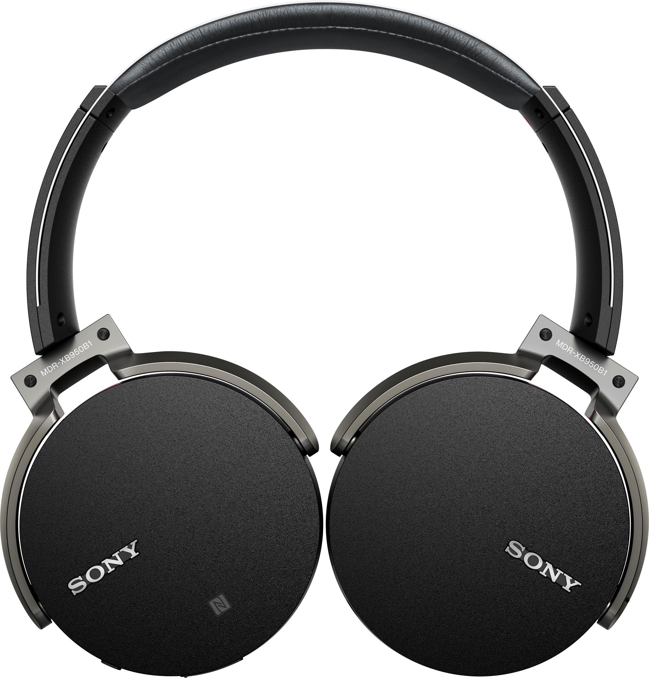 Alt View 13. Sony - XB950B1 Extra Bass Wireless Over-the-Ear Headphones - Black.
