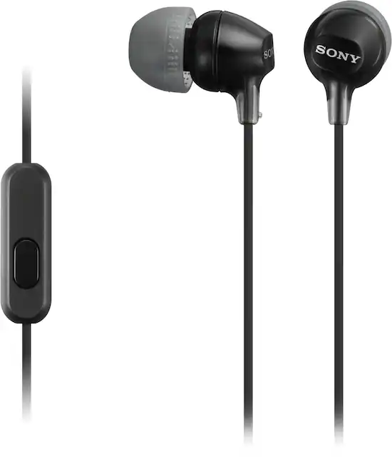 Sony MDREX14AP Wired Earbud Headphones Black MDREX14AP B Best Buy
