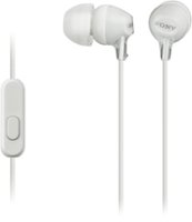 Sony - MDREX14AP Wired Earbud Headphones - White - Front_Zoom