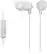 Front. Sony - MDREX14AP Wired Earbud Headphones - White.