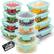 Front. Zulay Kitchen - Zulay Kitchen 12 Pack Premium Borosilicate Glass Food Storage Containers with Lids (Teal) - Teal.