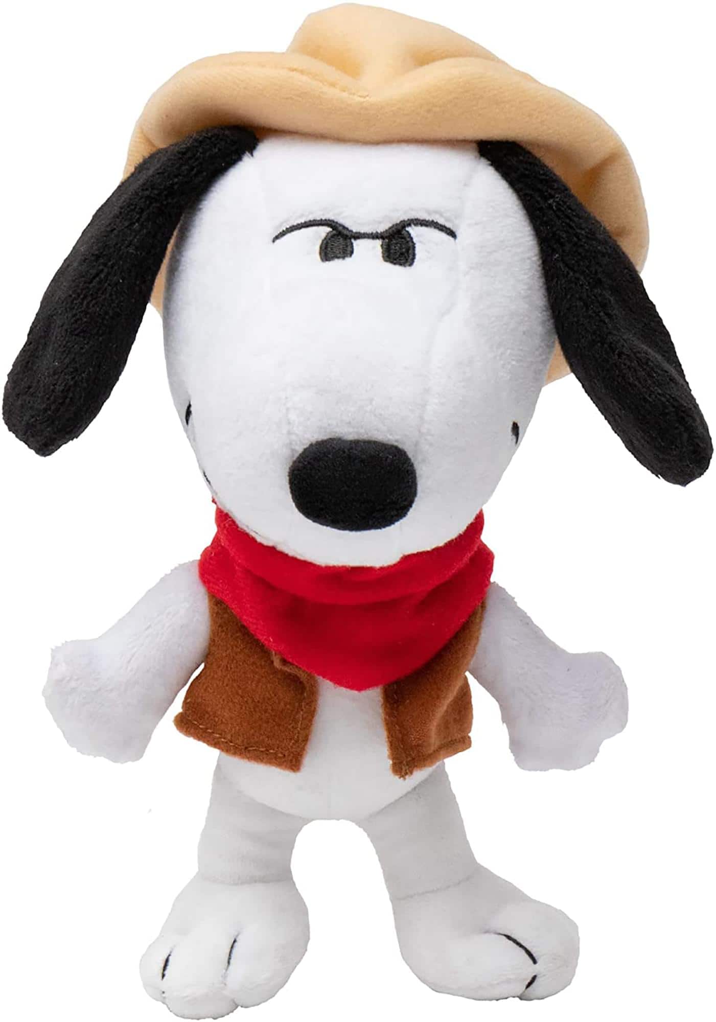 JINX - The Snoopy Show 7.5 Inch Plush | Cowboy Snoopy - White