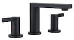 Front. Bothwa Home - Bothwa Home Bathroom Faucet For bathroom Sink With Two Handles And Supply Lines - Matt black.