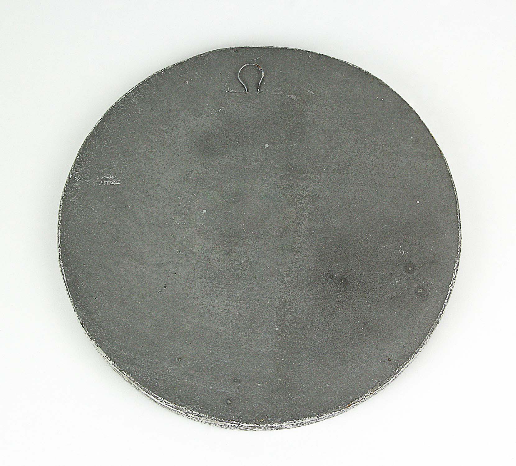 Alt View 3. Zeckos - Nautical Compass Rose Design Natural Gray Finish Round Cement Stepping Stone / Wall Hanging 10.25 Inch - Grey.