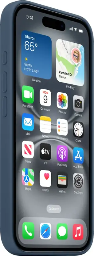 MagSafe対応iPhone 16 Plusシリコーンケース – デニム - Apple