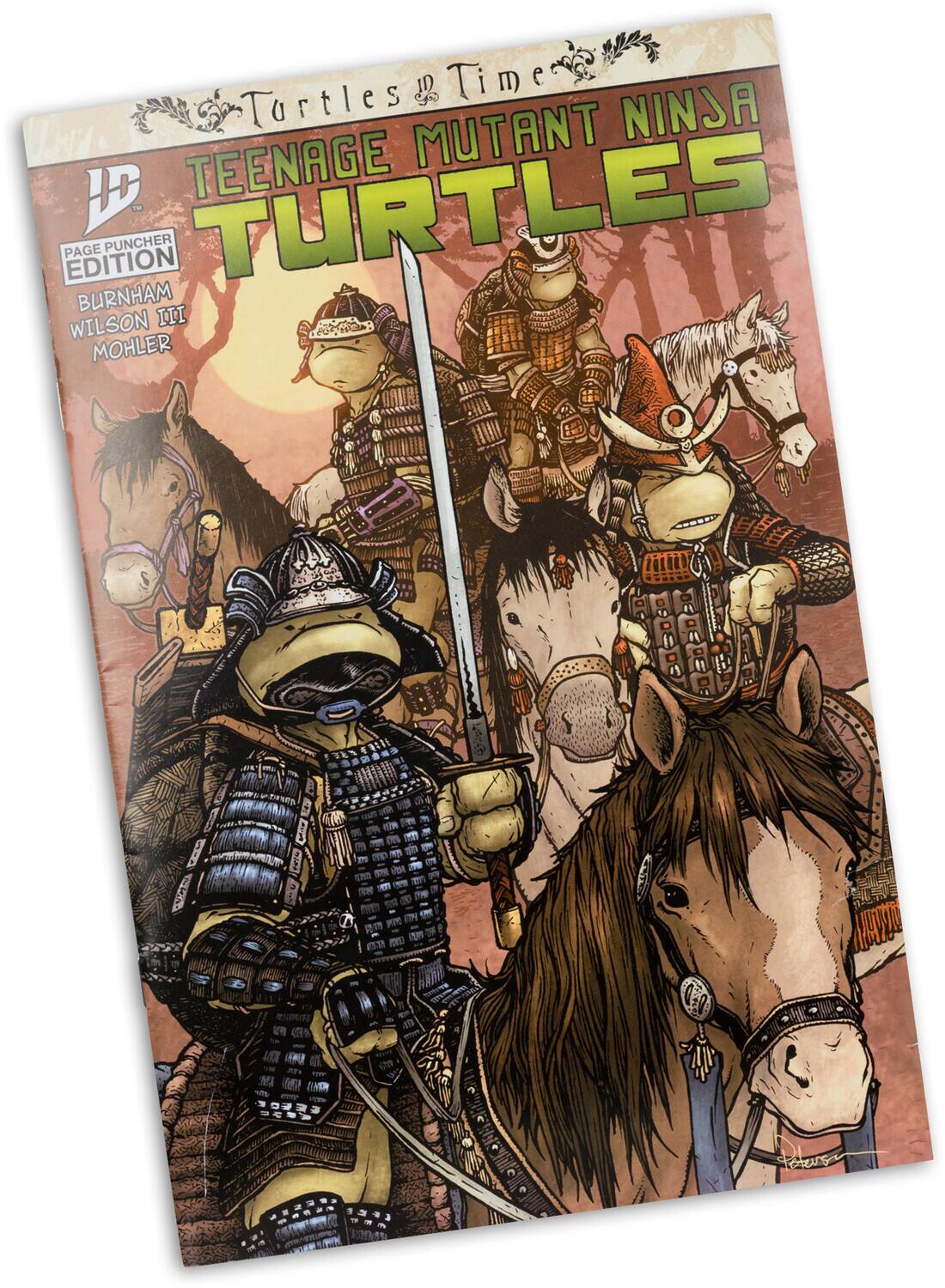Turtles in Time: Mutant Ninja Teenage Turtles Page Puncher Edition Burnham Wilson III Mohler