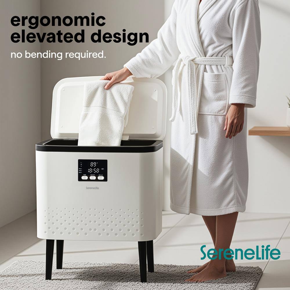 Ergonomic elevated design  
no bending required.  

89°  
18:58  

SereneLife