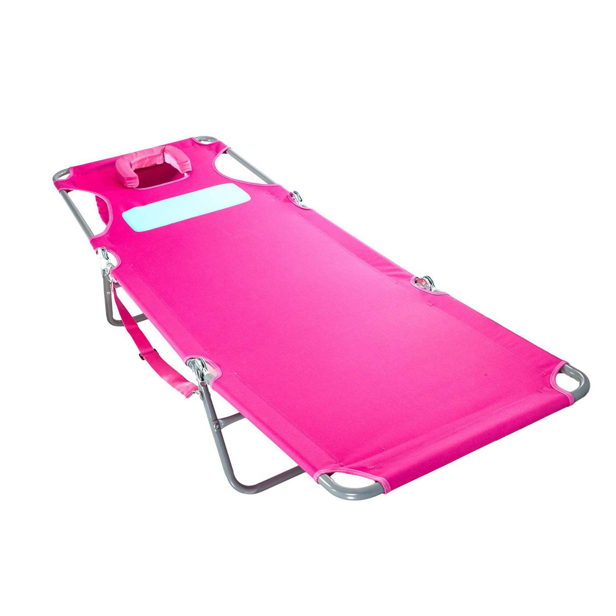 Alt View 4. Ostrich - Ostrich Ladies Comfort Lounger, Portable Beach Camping Pool Tanning Chair, Pink - Pink.