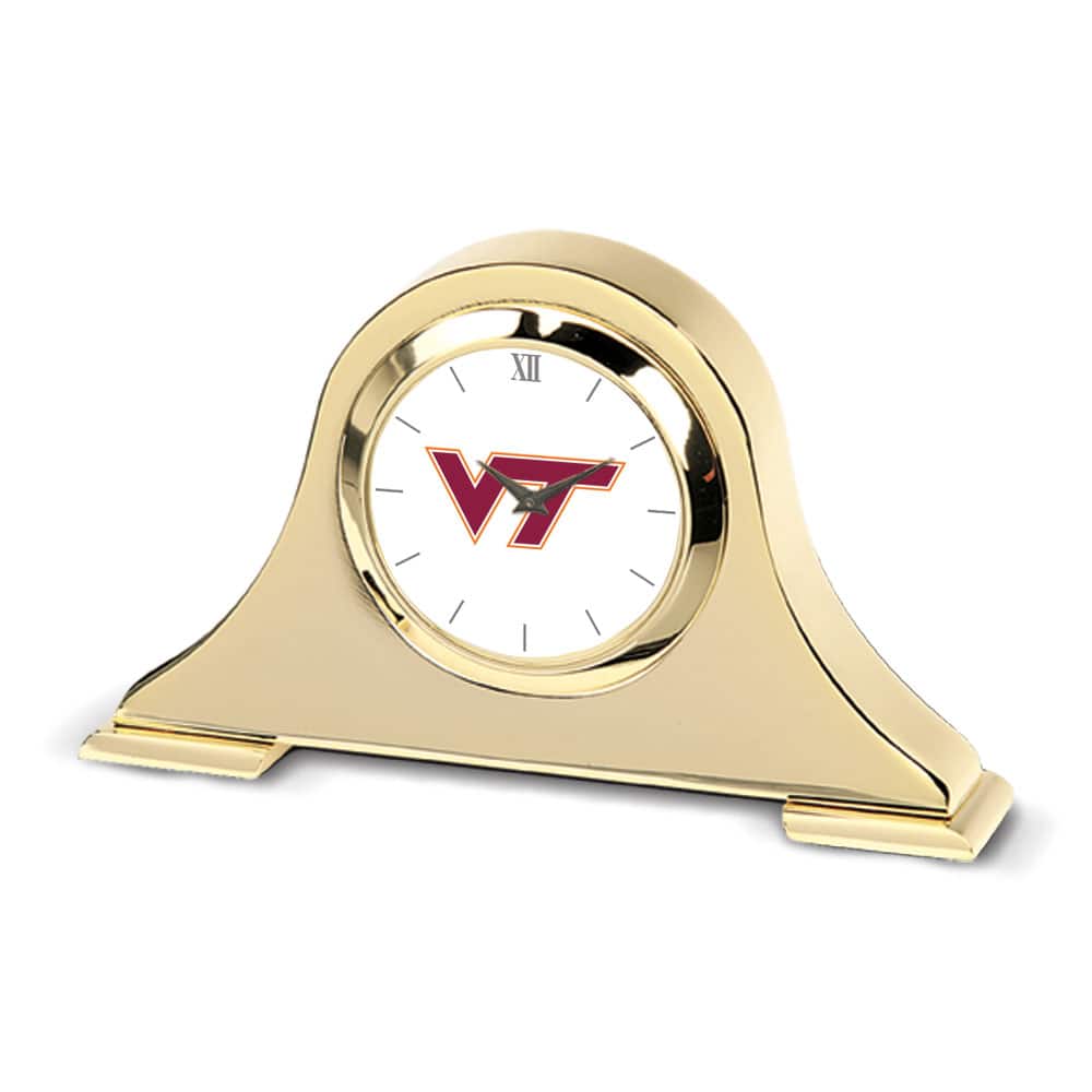 Jardine - Virginia Tech Hokies Team Napoleon Desk Clock - Gold price history on PriceWatchPro