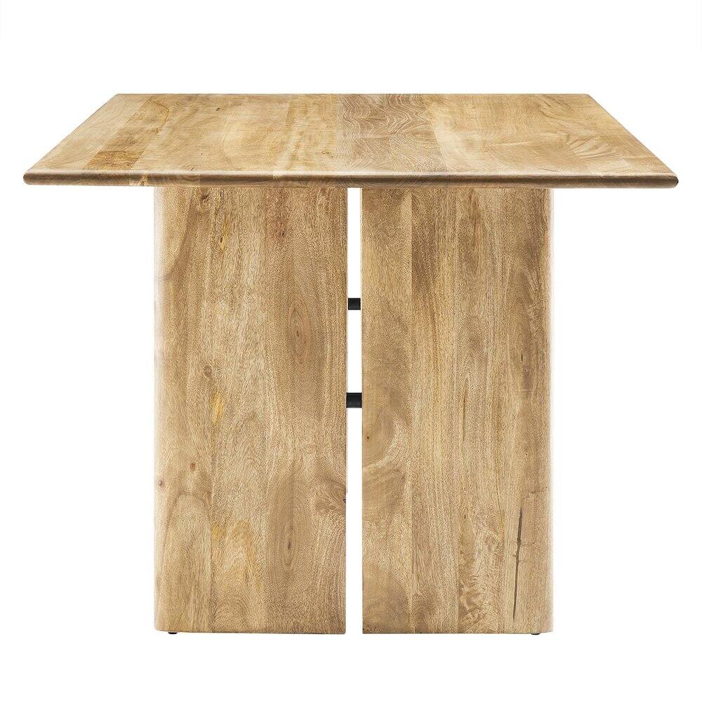 Alt View 3. Modway - Amistad 72" Dining Table - Brown.