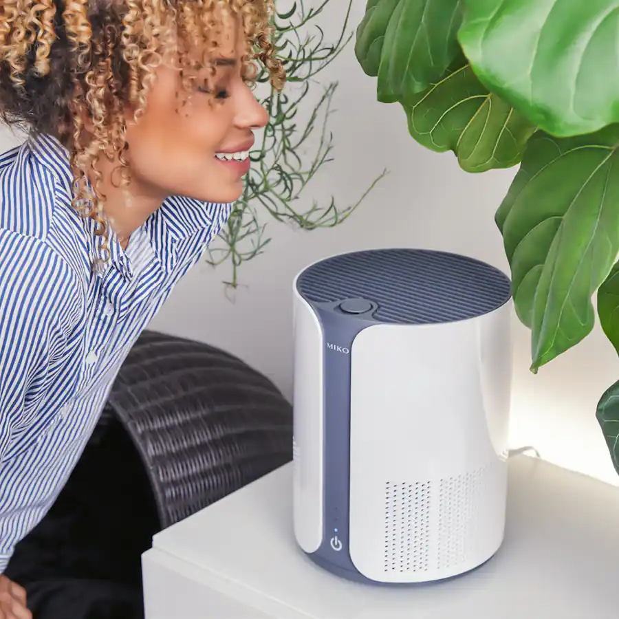 Hepa Compact Diffuser Miko Home True HEPA Air Purifier with Essential Oil Diffuser – 925 sq ...