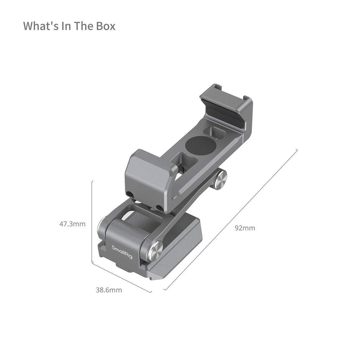 What's In The Box

47.3mm

92mm

SmallRig

38.6mm