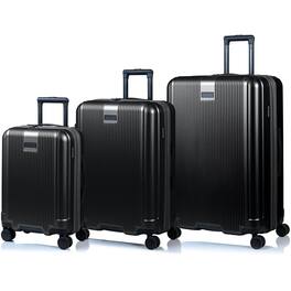 Champs - Marquis 3-Piece Luggage Set - Black