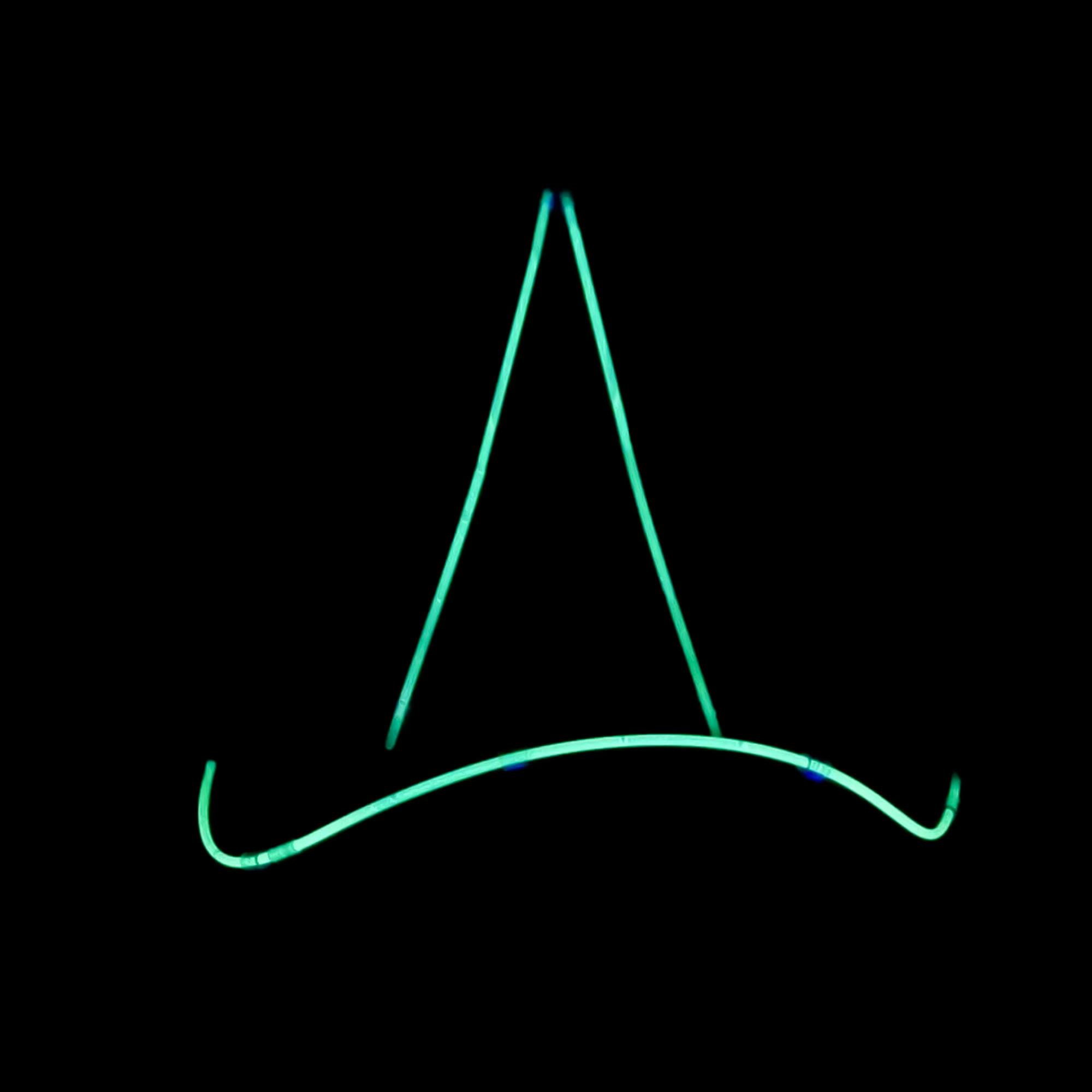 Alt View 10. Glowman Costumes - Glowman Glow Witch Hat - Green.