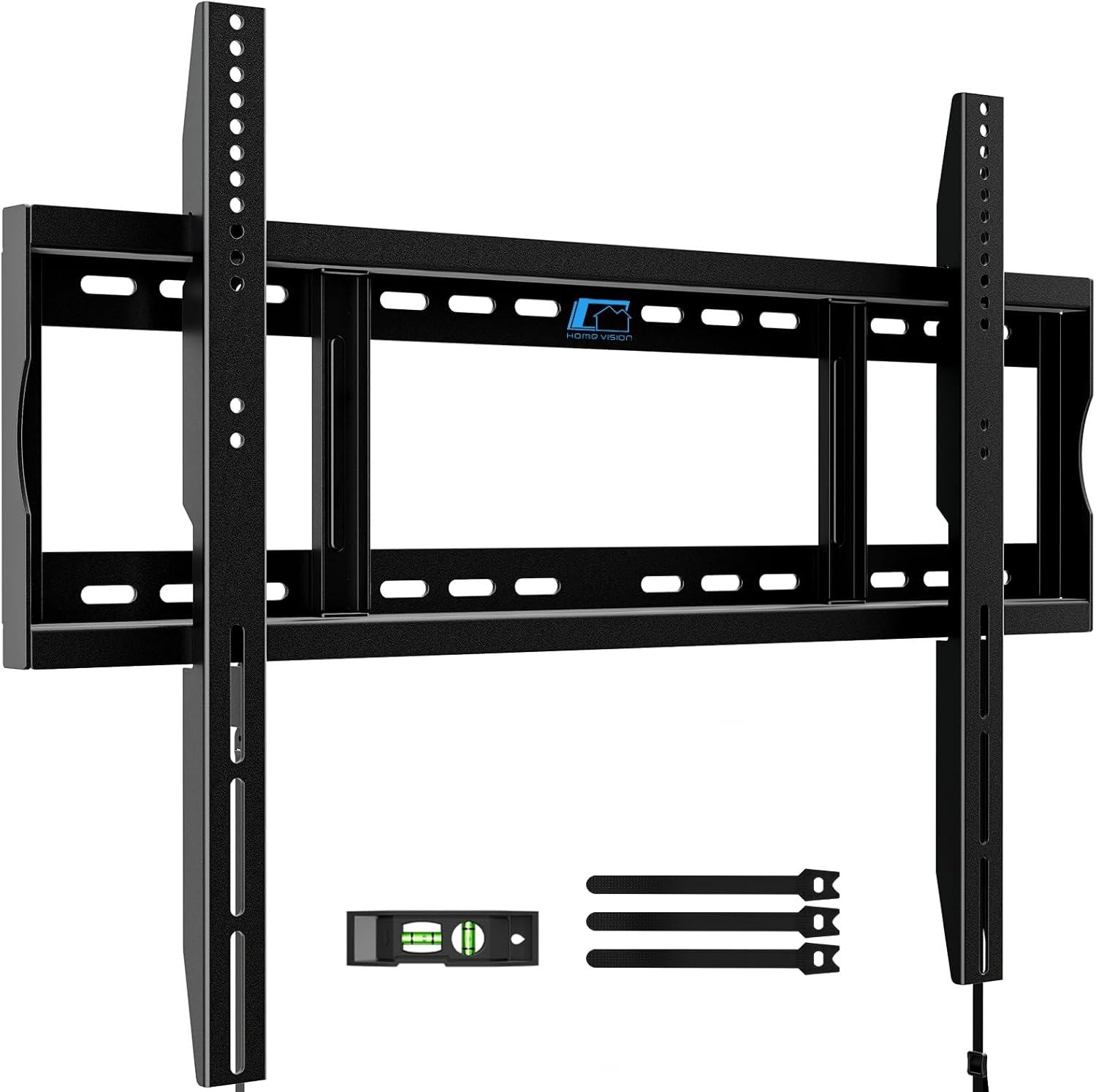 Front. FINEAK - Heavy Duty Fixed TV Wall Mount Bracket for 48-120 Inch Extra Large Flat Screen Smart TVs, Max VESA 800x600 mm - Black.