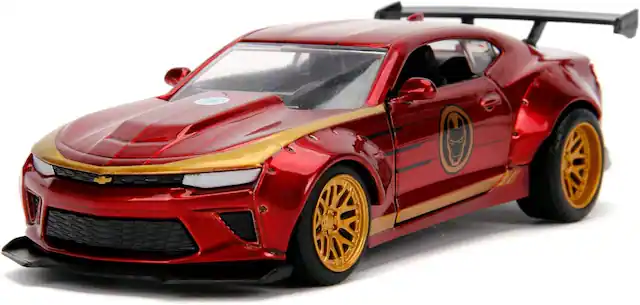Front. Jada Toys - Jada Toys - 1:32 2016 Chevy Camaro SS (Iron Man Theme) - Collectibles - Multicolor.