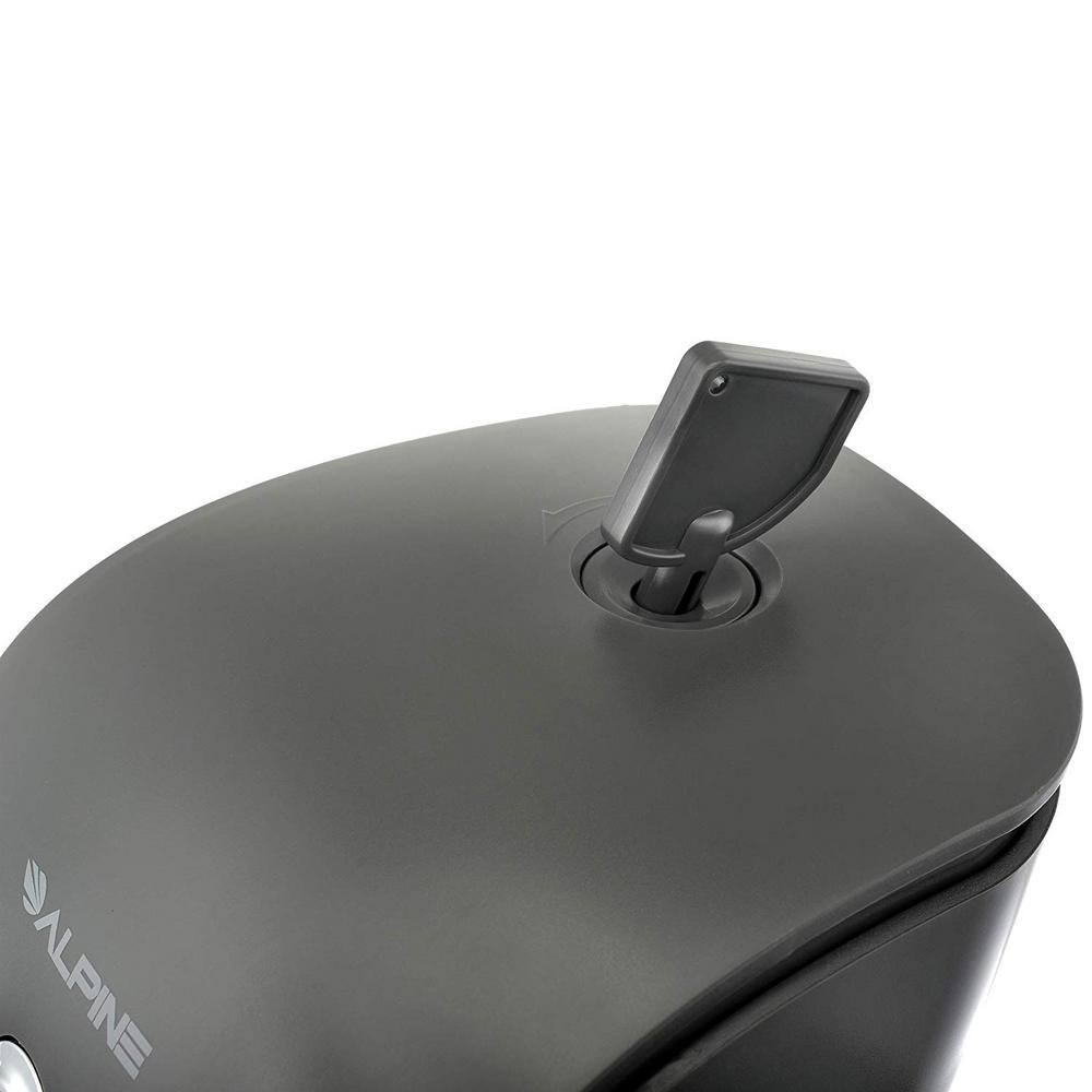 Back. Alpine Industries - 27 oz. Surface Mounted Hand Soap Dispenser - Gray.