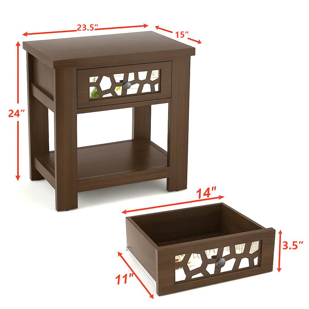 23.5" x 15" x 24" x 14" x 3.5" x 11"