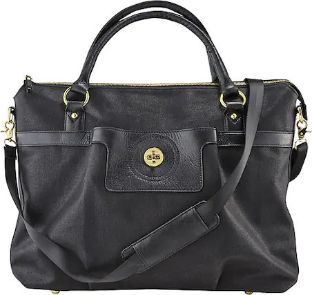 Front. Platinum™ - Laptop Tote Bag - Black.