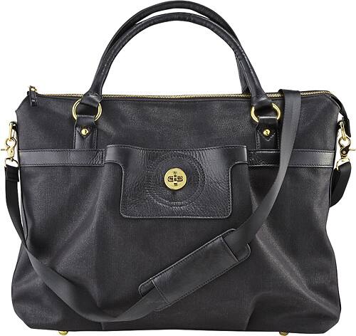 Front. Platinum™ - Laptop Tote Bag - Black.