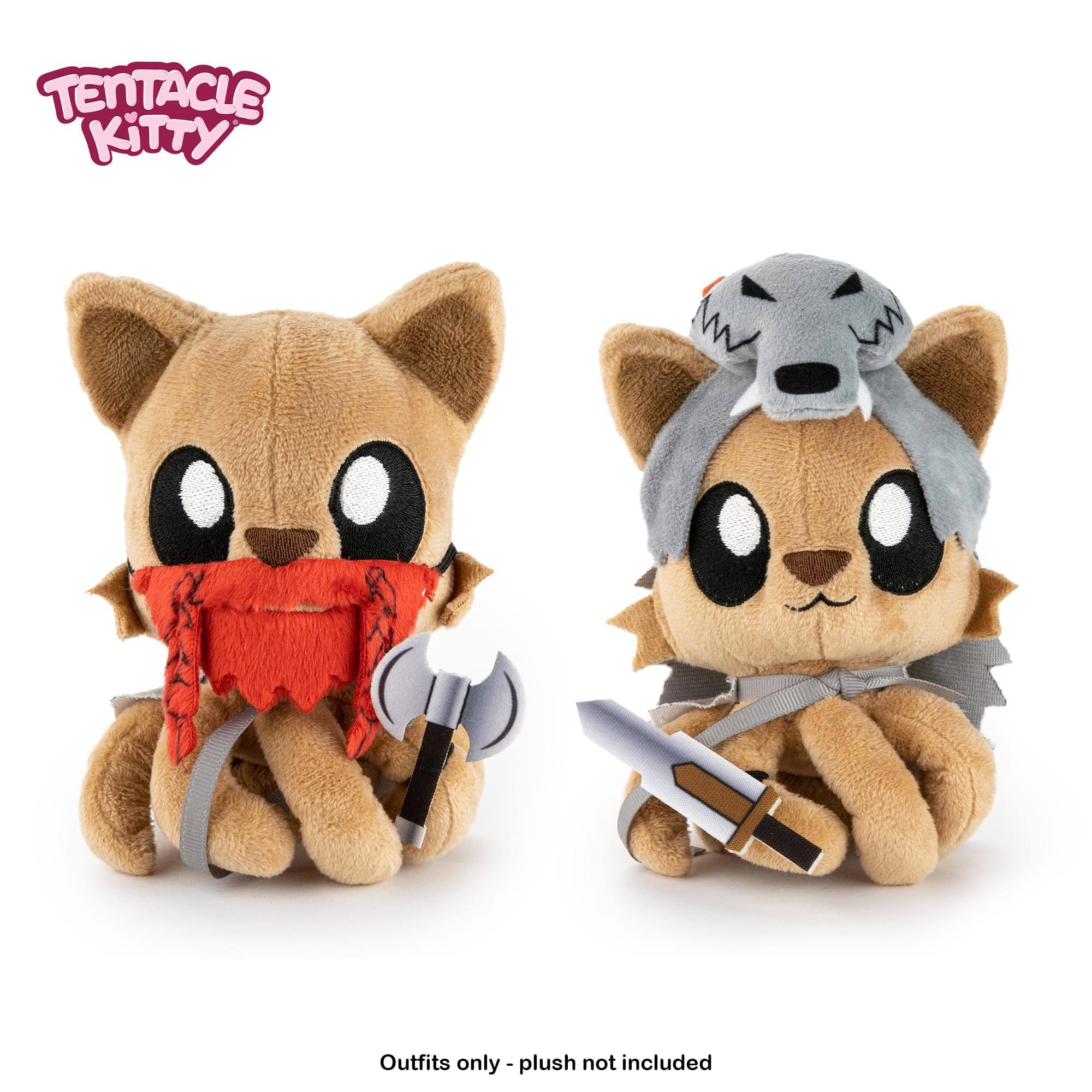 TENTACLE KITTY Outfits only - plush not included