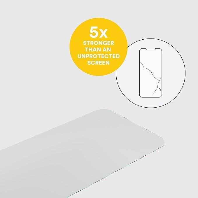 BodyGuardz Pure 3 Tempered Glass Screen Protector 5X Stroner Impact ...