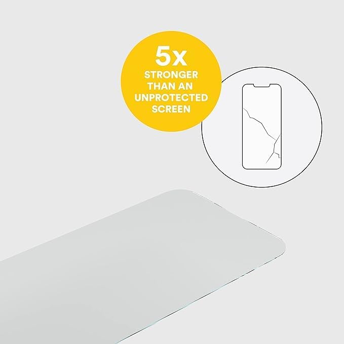 5x STRONGER THAN AN UNPROTECTED SCREEN