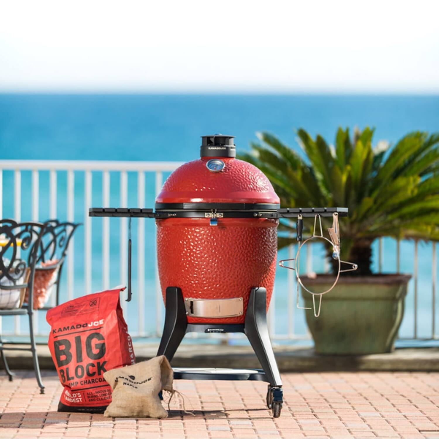KAMADOJOE BIG BLOCK HARDCORE CHARCOAL NATURAL COLD'S ARREST BURNS AND CLEAN